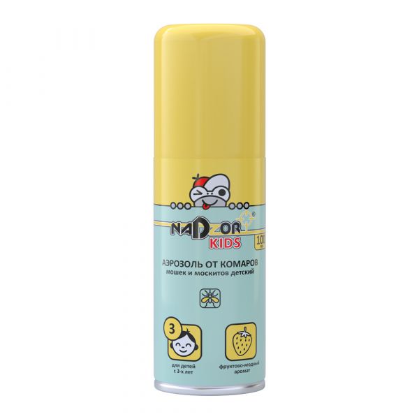 Aerosol against mosquitoes for children NADZOR 100ml. ISU0DET